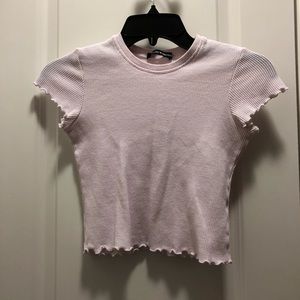 Brandy Melville pink crop top